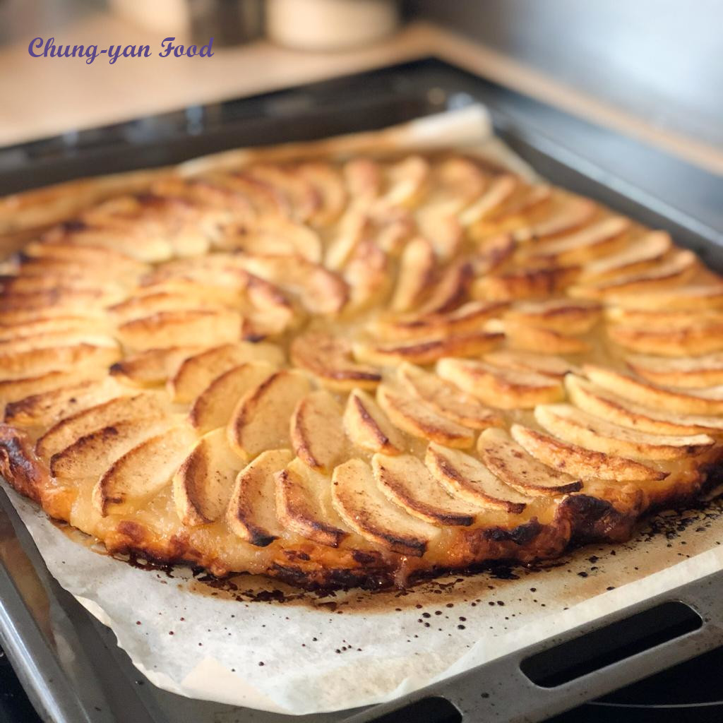 Tarte feuilletée aux pommes