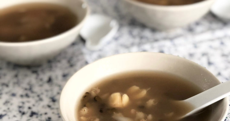 Soupe sucrée aux haricots verts