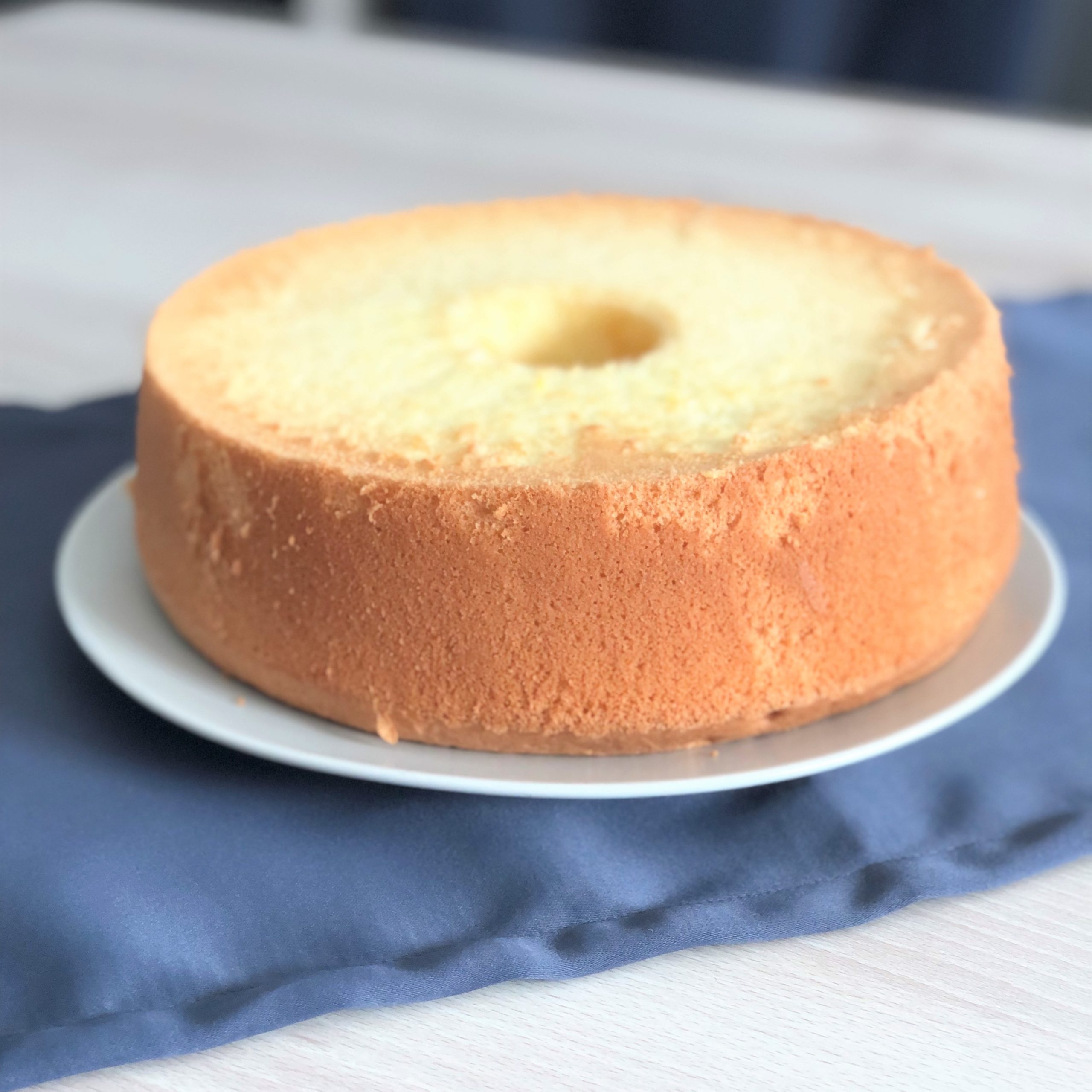 Chiffon cake (Gâteau mousseline) – saveur vanille